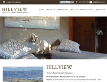 Tablet Screenshot of hillview.co.za